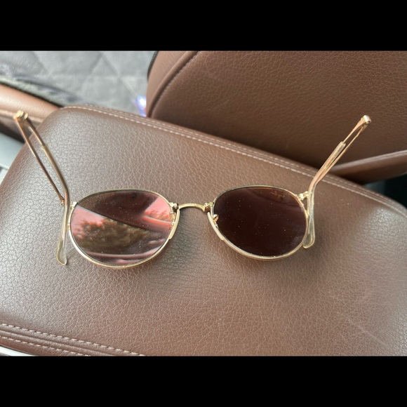 Ray-Ban gold/pink flash sunglasses - Picture 4 of 6